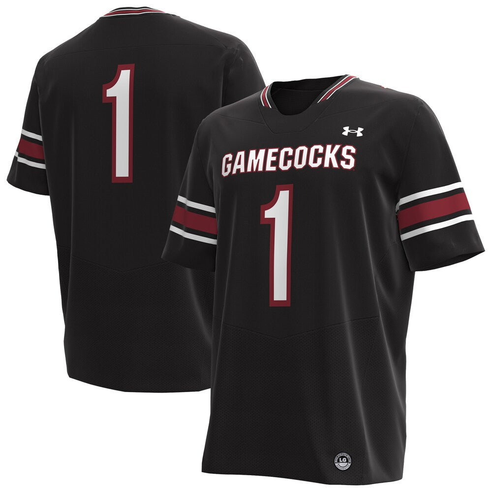 South Carolina Gamecocks #1 Replica Black Football Jersey product image