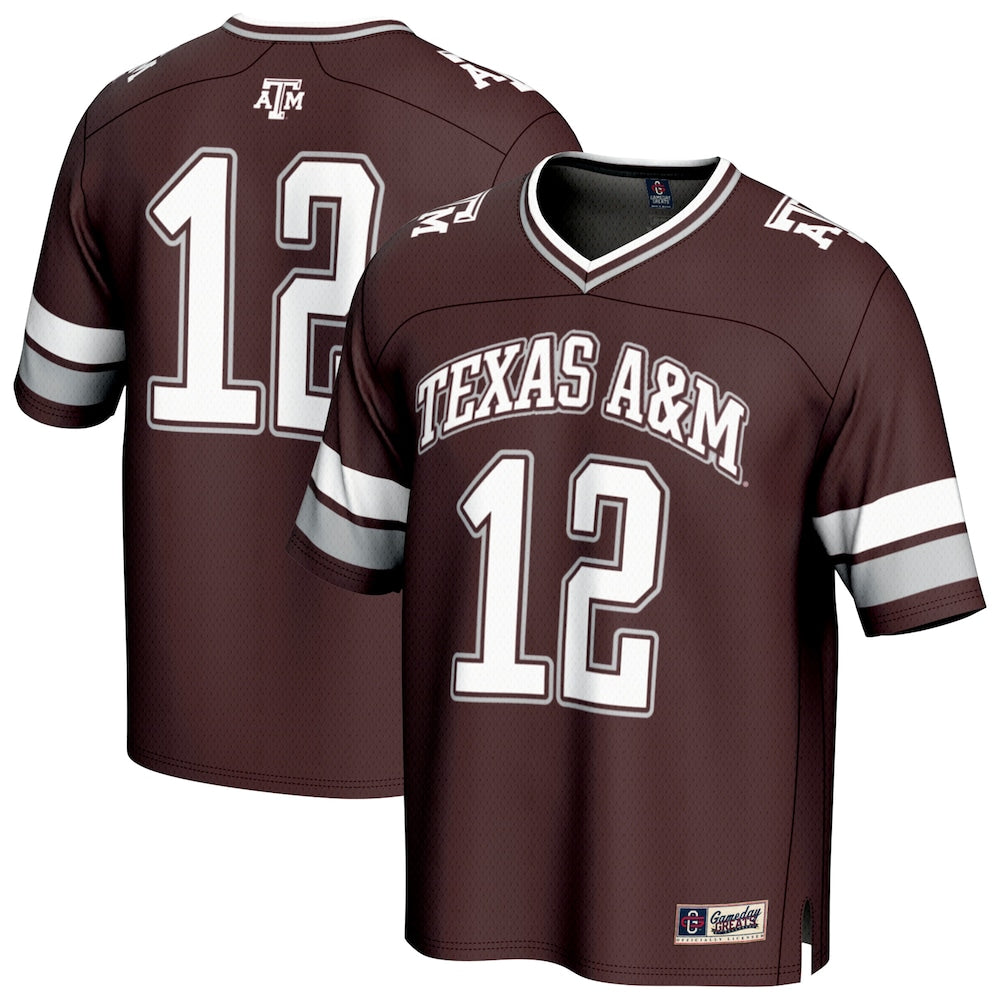 Texas A&m Aggies Lightweight Gameday Greats Maroon Football Jersey product image