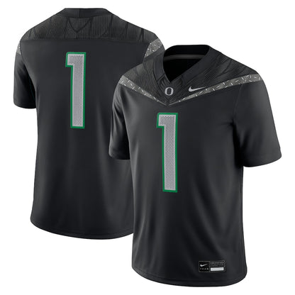Oregon Ducks 2 Game Black Football Jersey product image