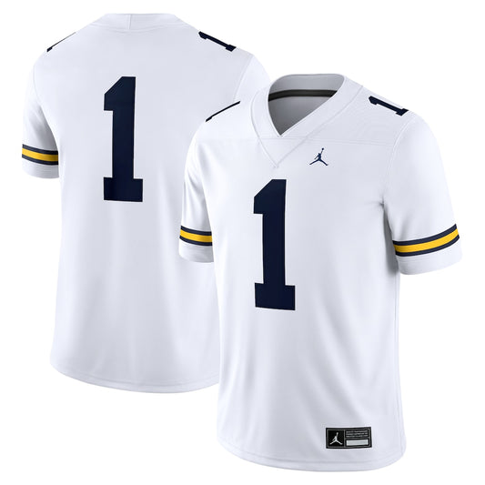 Michigan Wolverines Game White Football Jersey product image