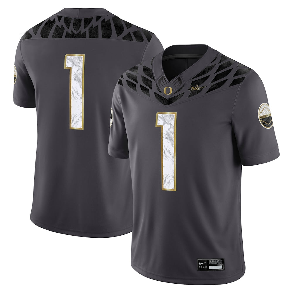 Oregon Ducks #1 Game Football Jersey product image