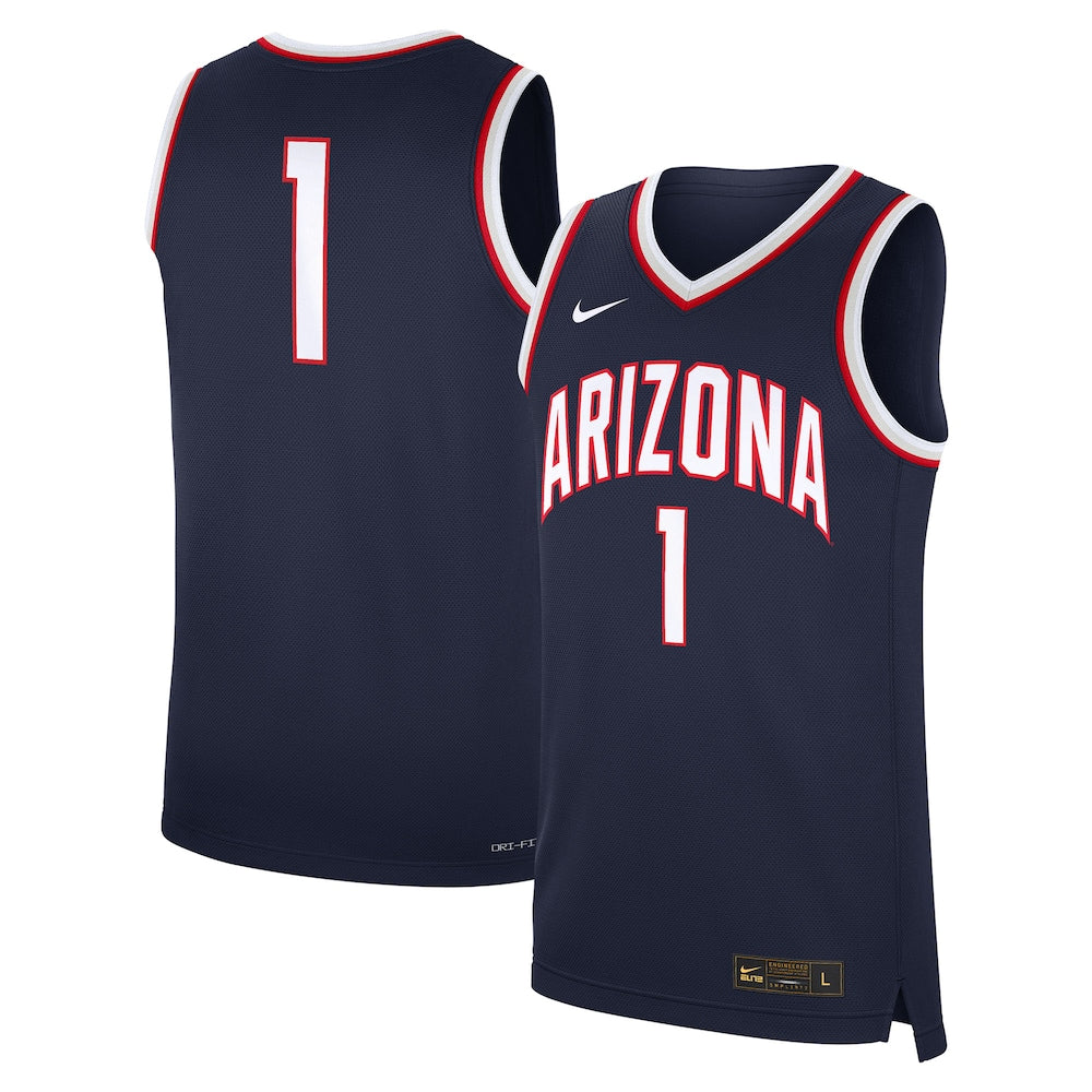 Arizona Wildcats #1 Replica Navy Football Jersey product image
