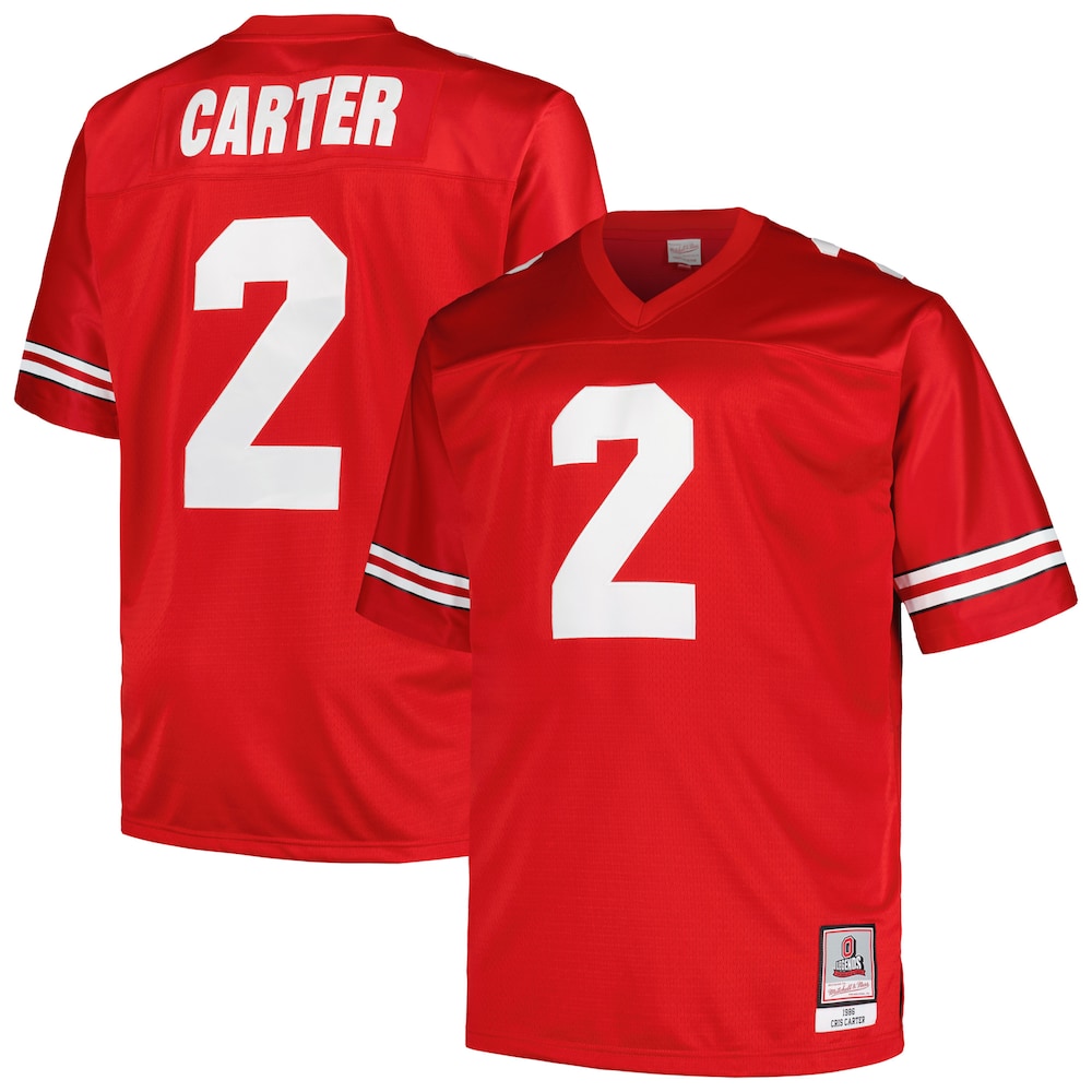 Ohio State Buckeyes Legacy Big & Tall Scarlet Football Jersey product image