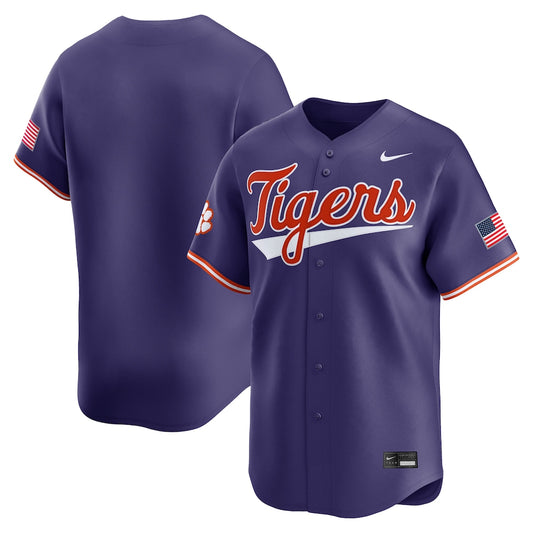 Clemson Tigers Limited Purple Baseball Jersey product image