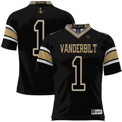 Vanderbilt Commodores Gameday Greats Black Football Jersey product image