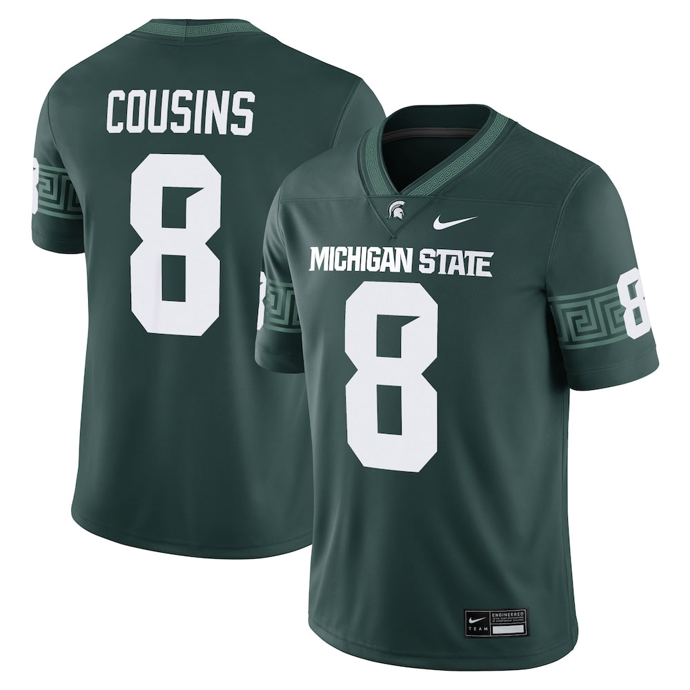 Michigan State Spartans Game Green Football Jersey product image