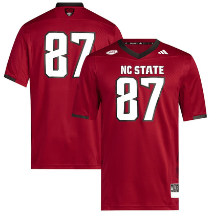 Nc State Wolfpack #87 Premier Red Football Jersey product image