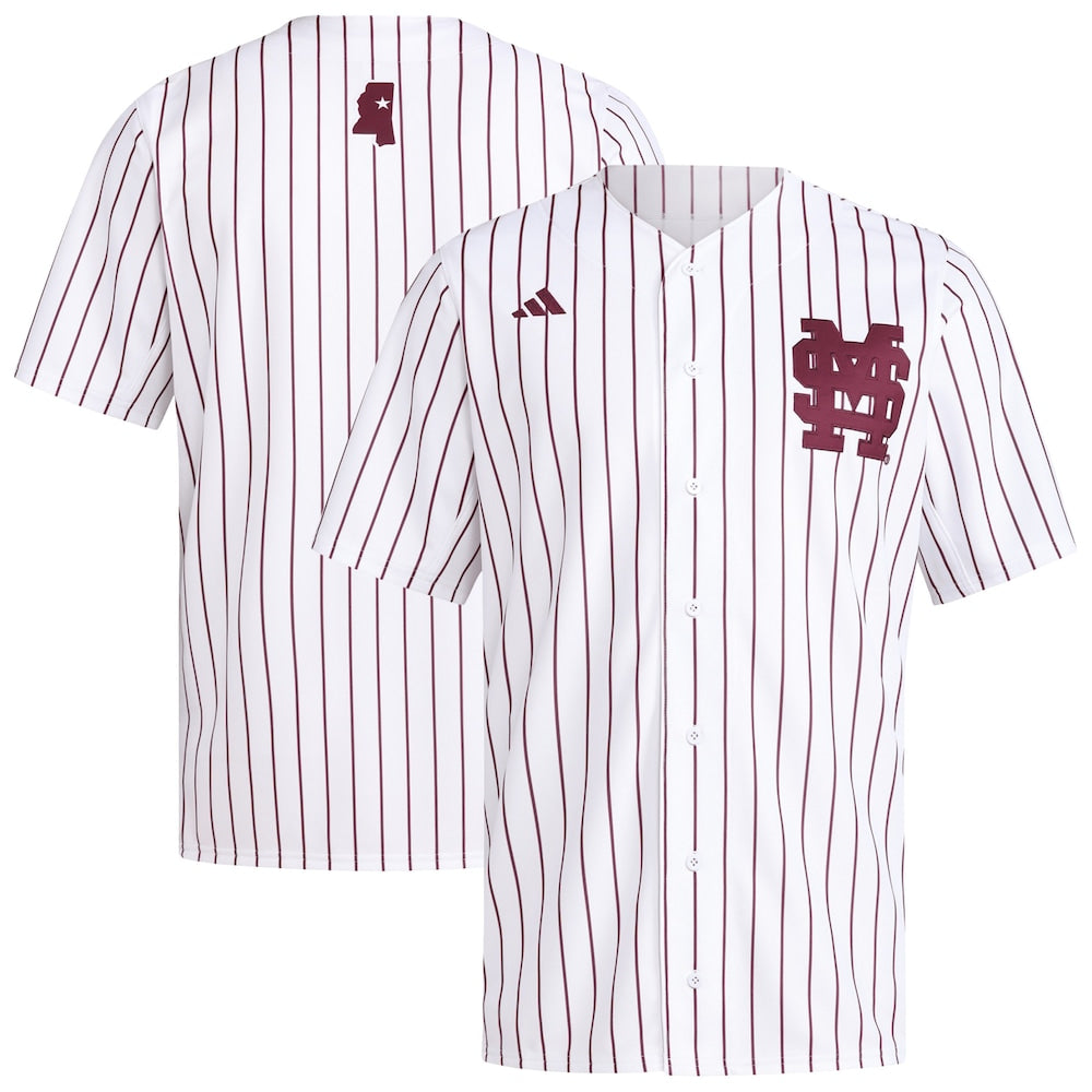 Mississippi State Bulldogs Replica White Baseball Jersey product image