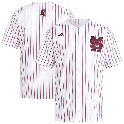 Mississippi State Bulldogs Replica White Baseball Jersey product image