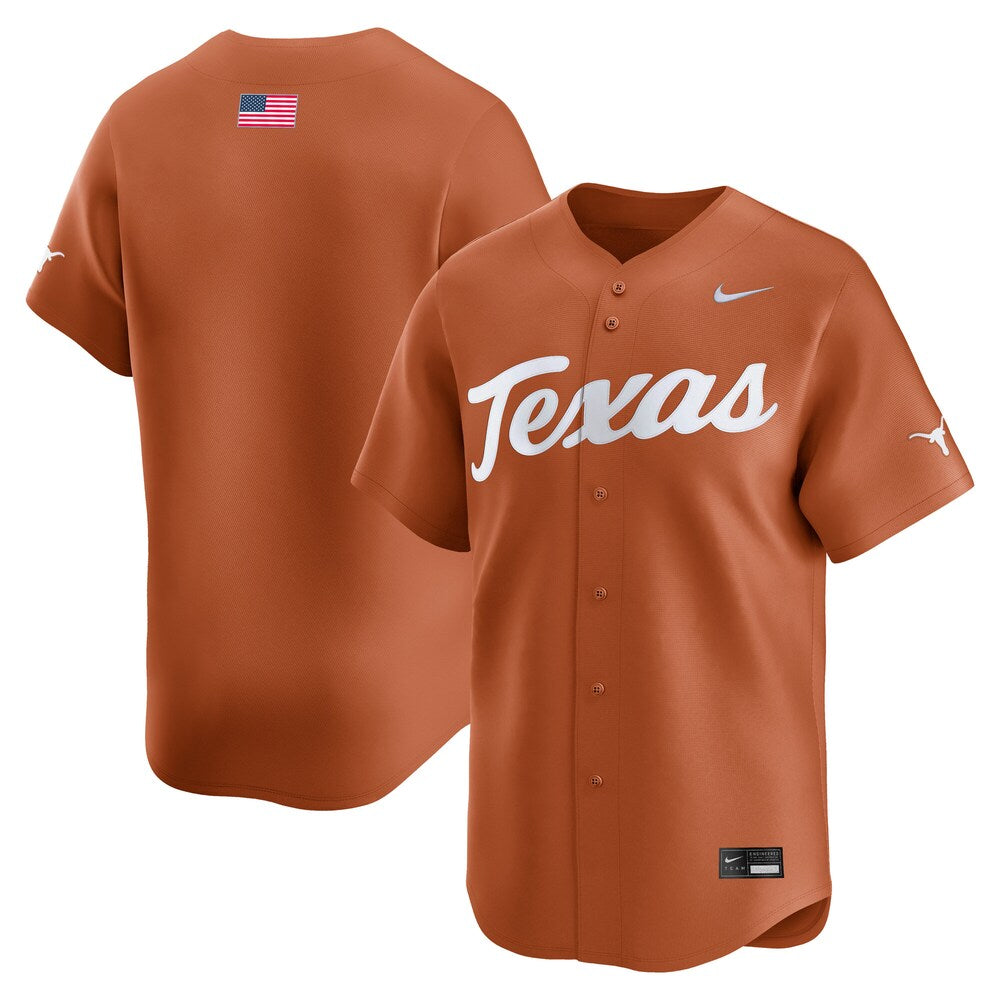 Texas Longhorns Limited Orange Baseball Jersey product image