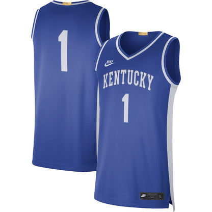 Kentucky Wildcats #1 Limited Retro Royal Football Jersey product image