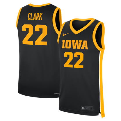 Iowa Hawkeyes Replica Home Black Basketball Jersey product image