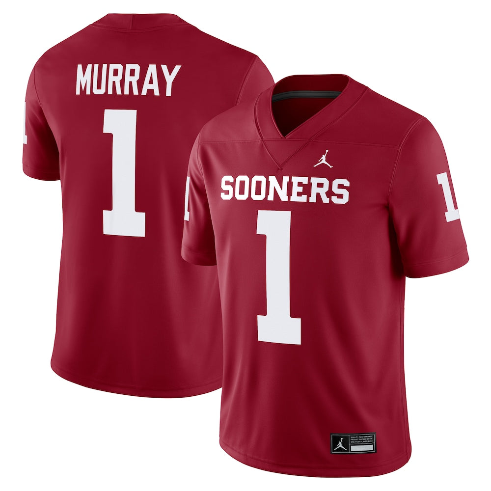 Oklahoma Sooners Game Crimson Football Jersey product image