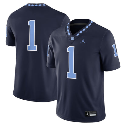 North Carolina Tar Heels Alternate Game Navy Football Jersey product image