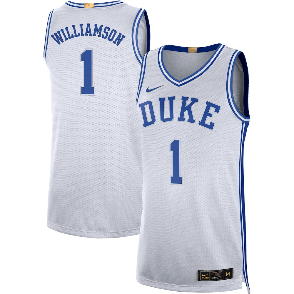 Duke Blue Devils Limited White Basketball Jersey product image