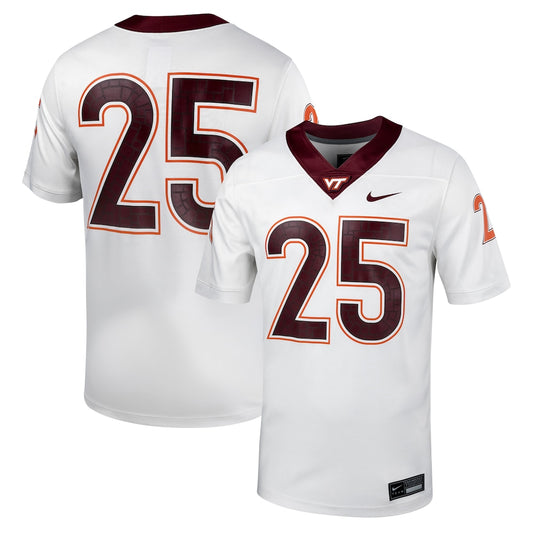 Virginia Tech Hokies #25 Untouchable White Football Jersey product image