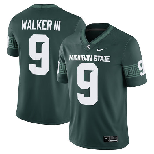 Michigan State Spartans Game Green Football Jersey product image