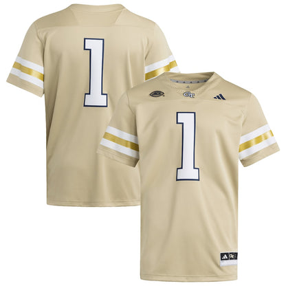 Georgia Tech Yellow Jackets #1 Premier Yellow Football Jersey product image