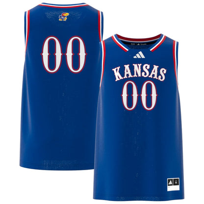 Kansas Jayhawks #00 Swingman Royal Football Jersey product image