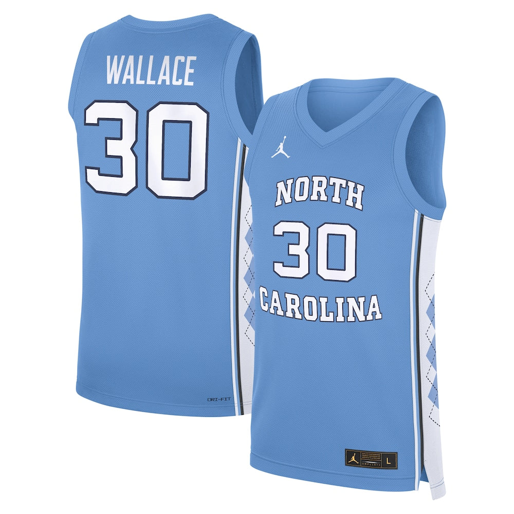 North Carolina Tar Heels Replica Blue Basketball Jersey product image