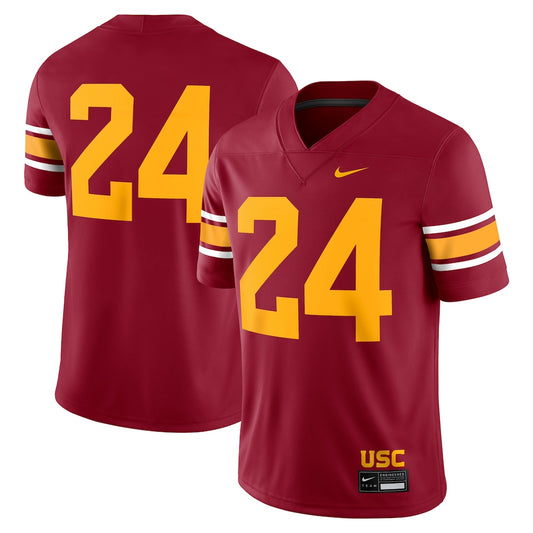 USC Trojans #24 Alternate Game Cardinal Football Jersey product image