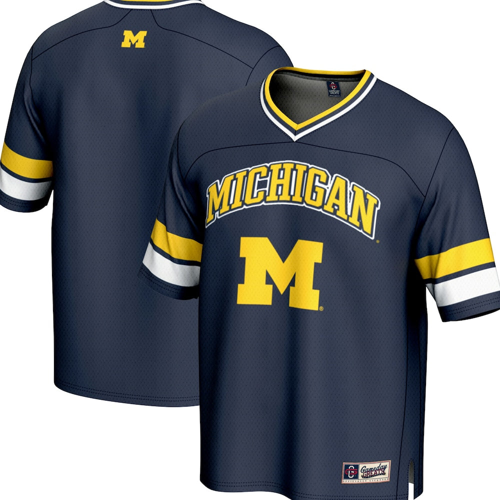 Michigan Wolverines Gameday Greats Navy Football Jersey product image