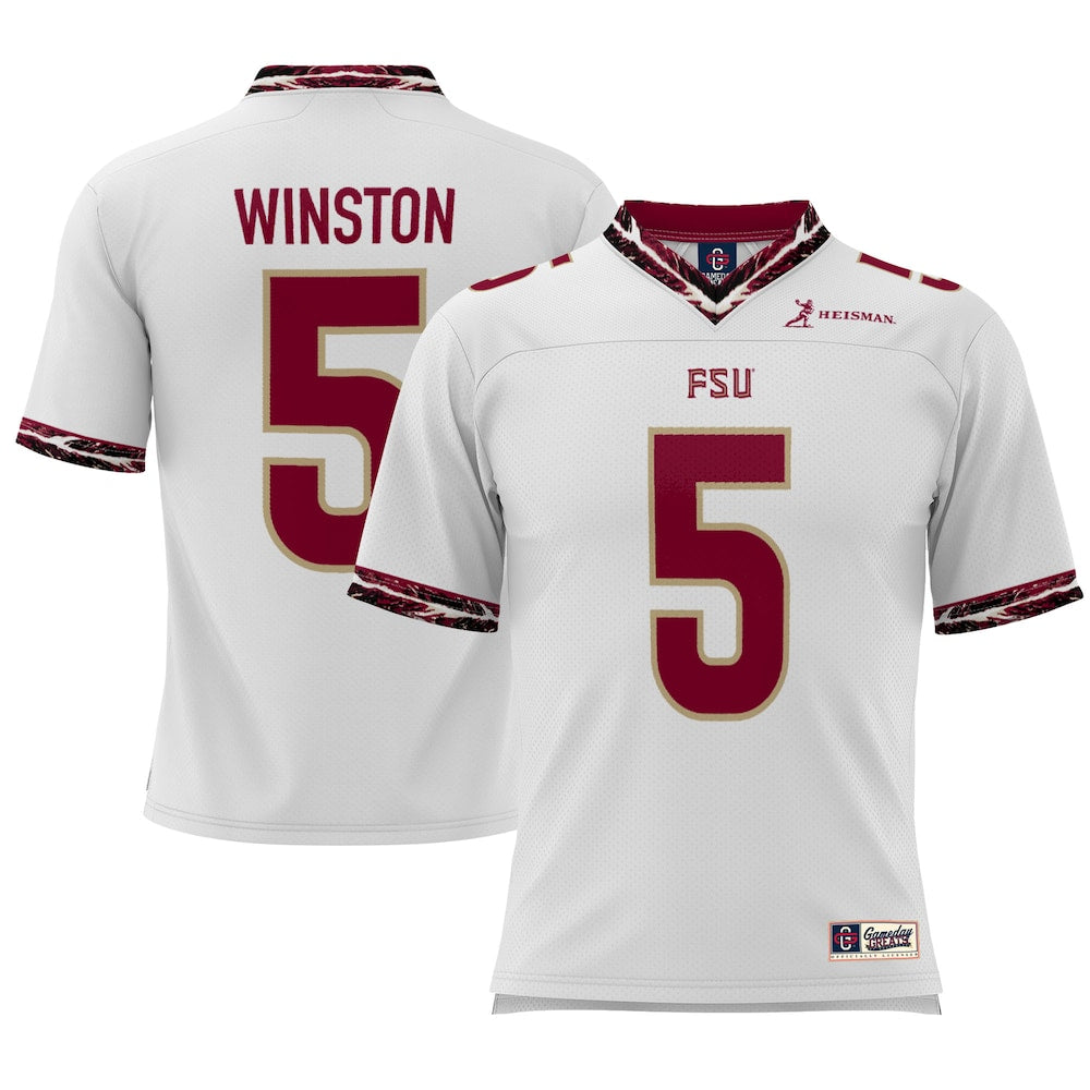 Florida State Seminoles Gameday Greats White Football Jersey product image