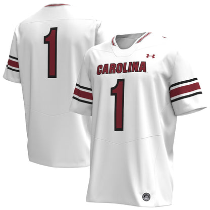 South Carolina Gamecocks #1 Replica White Football Jersey product image