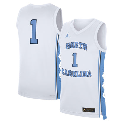 North Carolina Tar Heels Replica Home White Basketball Jersey product image