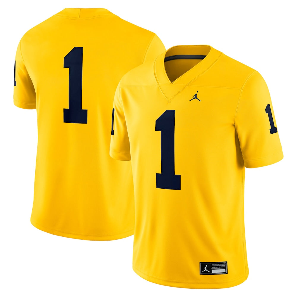 Michigan Wolverines Alternate Game Football Jersey product image