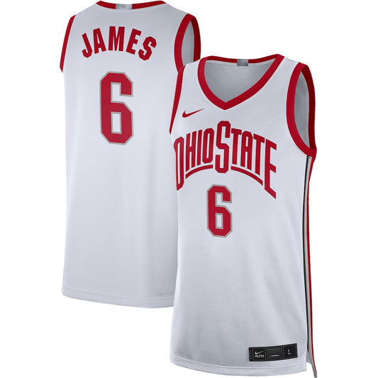 Ohio State Buckeyes Limited White Basketball Jersey product image