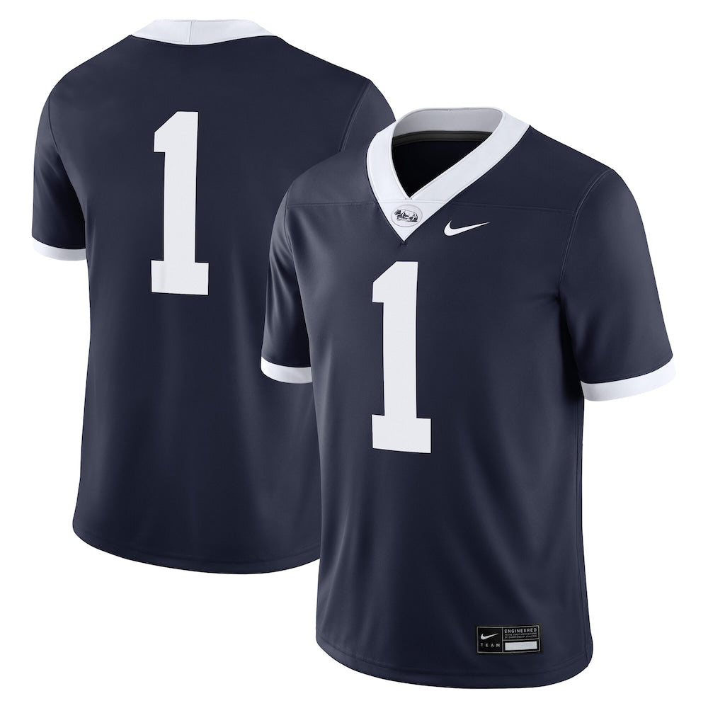 Penn State Nittany Lions #1 Navy Football Jersey product image