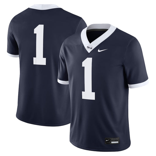 Penn State Nittany Lions #1 Navy Football Jersey product image