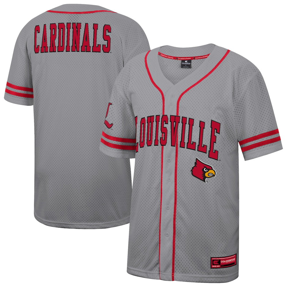 Louisville Cardinals Gray Baseball Jersey product image