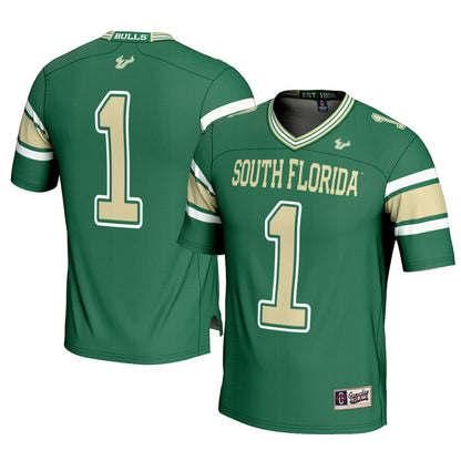 South Florida Bulls Gameday Greats Green Football Jersey product image