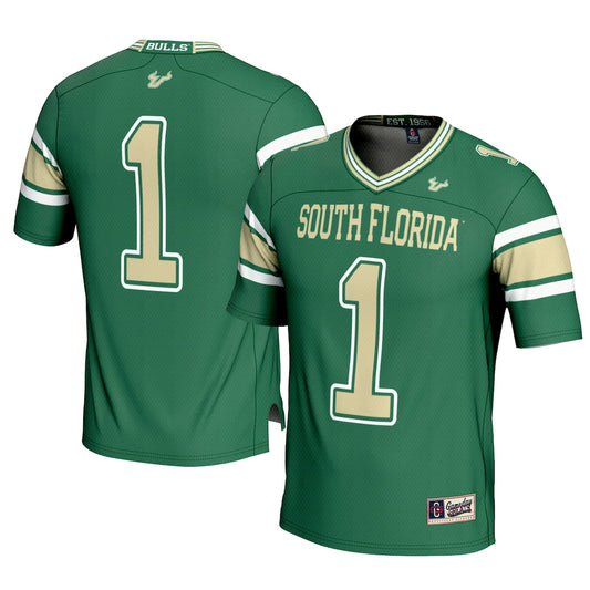 South Florida Bulls Gameday Greats Green Football Jersey product image