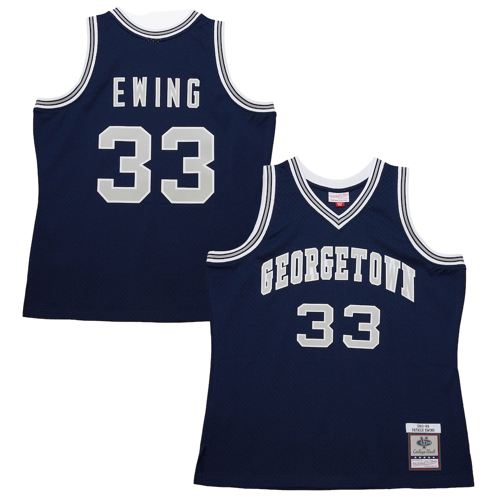 Georgetown Hoyas Navy Football Jersey product image