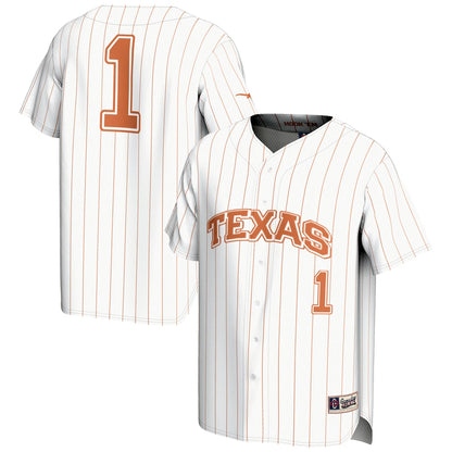 Texas Longhorns Lightweight Gameday Greats White Baseball Jersey product image