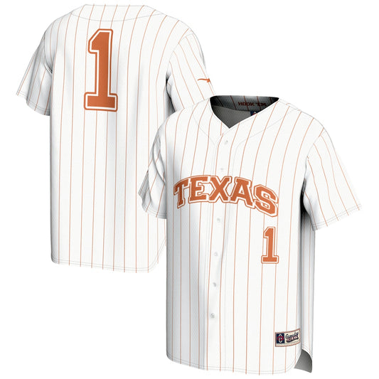 Texas Longhorns Lightweight Gameday Greats White Baseball Jersey product image