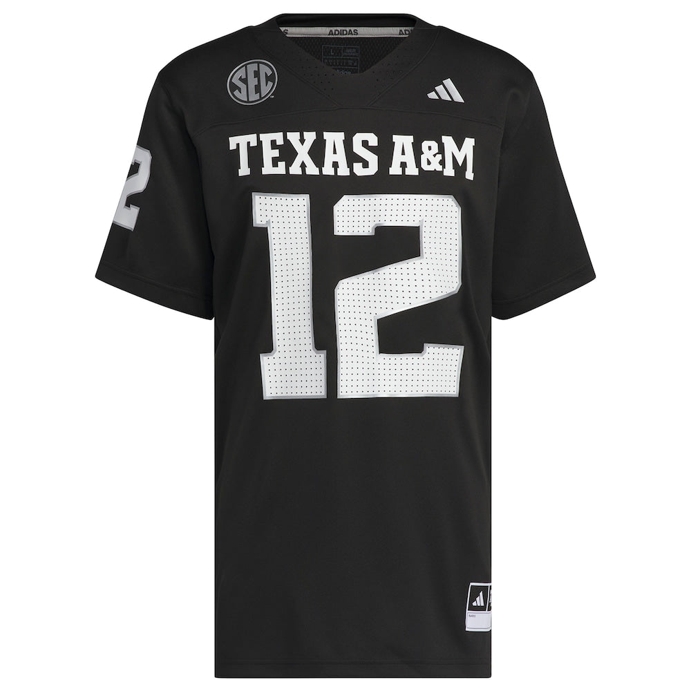 Texas A&m Aggies Alternate Premier Black Football Jersey product image