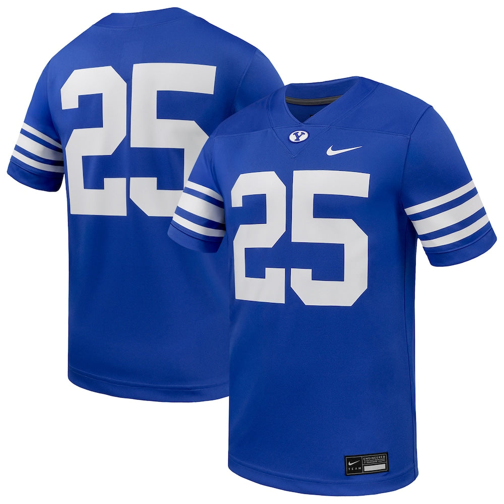 BYU Cougars #25 Replica Game Untouchable Royal Football Jersey product image