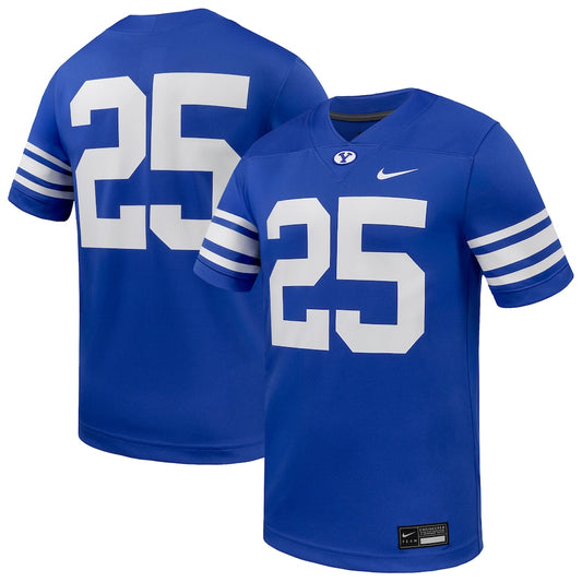 BYU Cougars #25 Replica Game Untouchable Royal Football Jersey product image