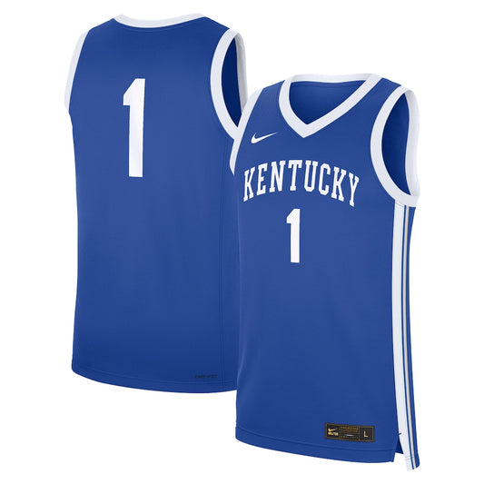 Kentucky Wildcats #1 Replica Royal Football Jersey product image