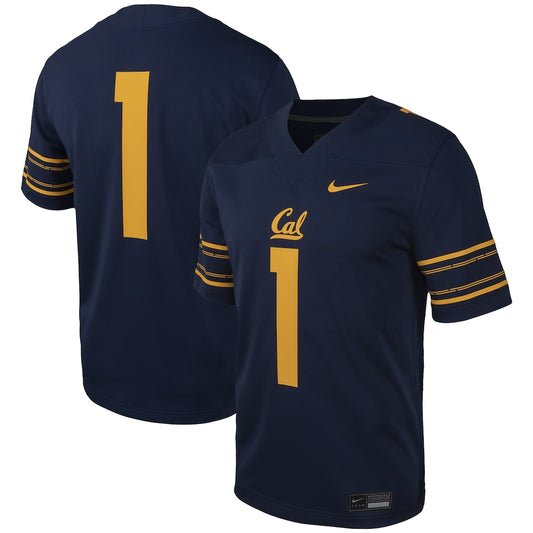 Cal Bears #1 Replica Untouchable Navy Football Jersey product image
