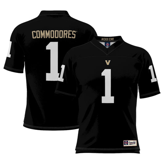 Vanderbilt Commodores Gameday Greats Black Football Jersey product image