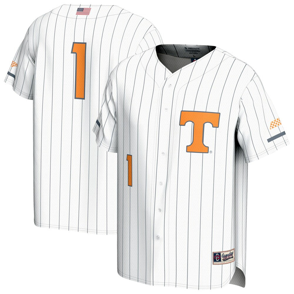 Tennessee Volunteers Lightweight Gameday Greats White Baseball Jersey product image