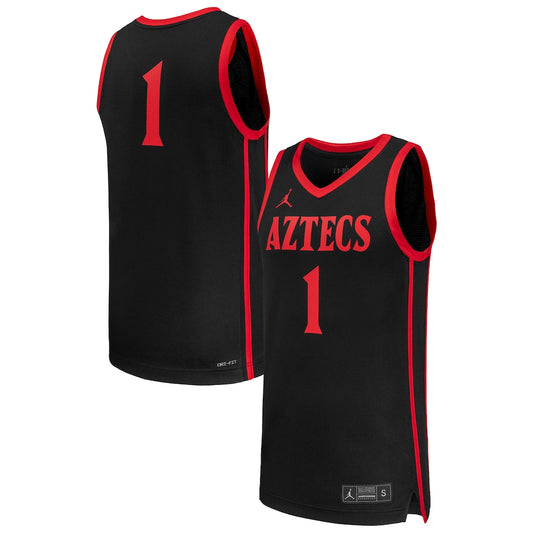 San Diego State Aztecs Replica Black Basketball Jersey product image