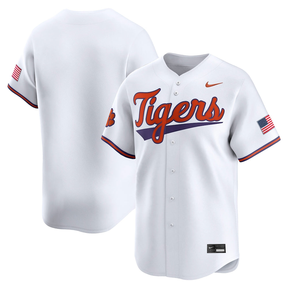 Clemson Tigers Limited White Baseball Jersey product image
