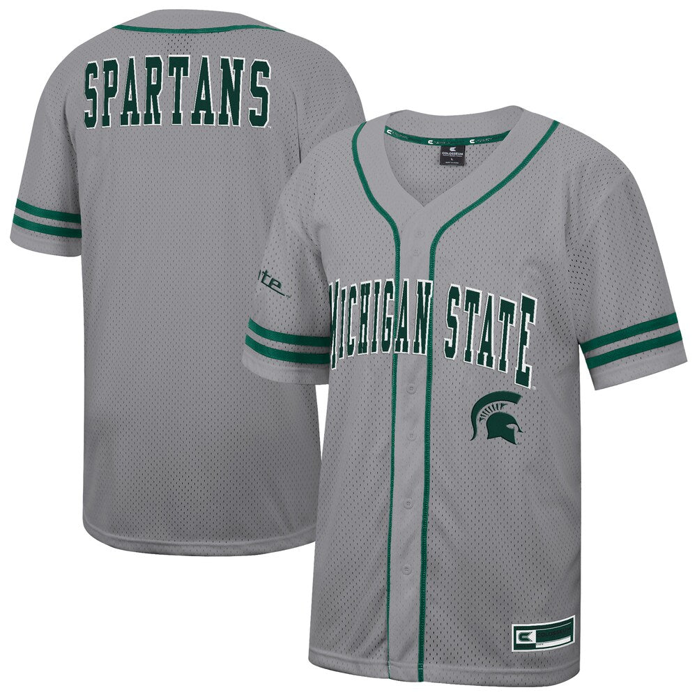 Michigan State Spartans Gray Baseball Jersey product image