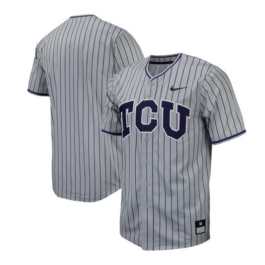 TCU Horned Frogs Replica Gray Baseball Jersey product image